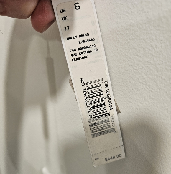 NWT Elie Tahari sleeveless watercolor Holly sheath dress, US 6 NWT MSRP 448.00 - Picture 3 of 10